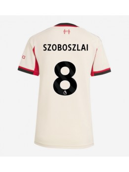 Liverpool Dominik Szoboszlai #8 Replika Borta Kläder Dam 2025-26 Kortärmad